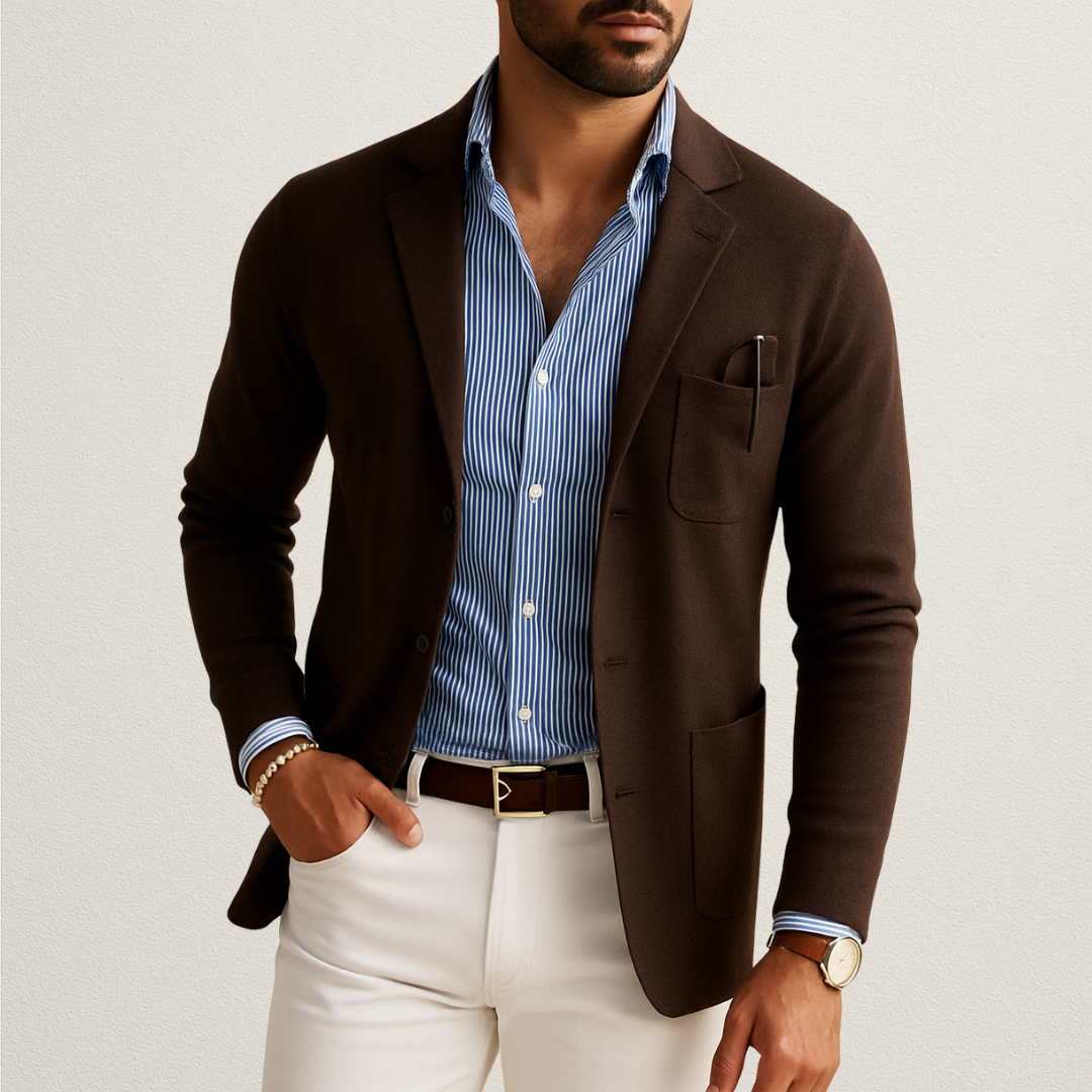 Willara l Men's Collared Formal Business Blazer