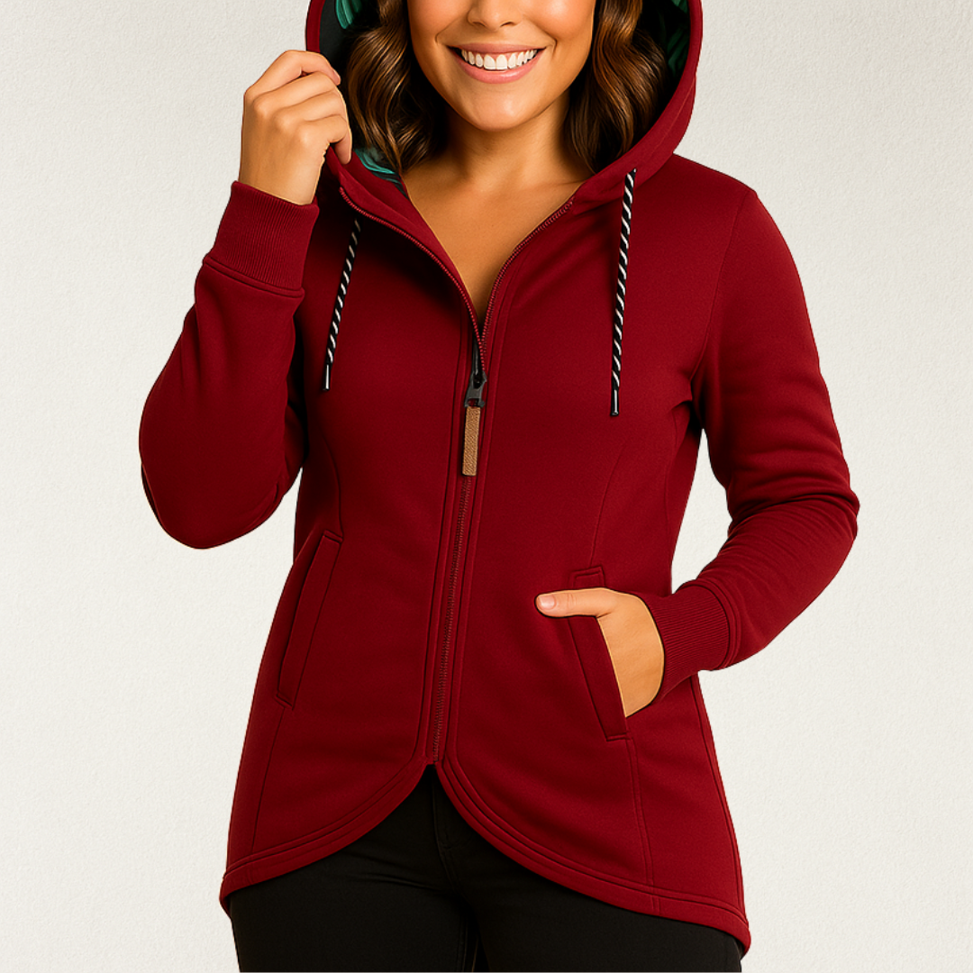 Willara l Women's Hooded Full Sleeves Winter Jacket with Drawstring