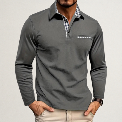 Willara | Men's Winter Longsleeve Polo-Shirt