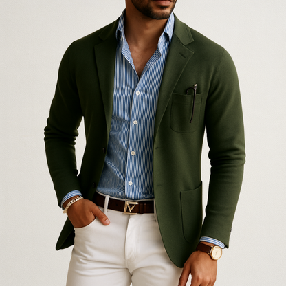 Willara l Men's Collared Formal Business Blazer