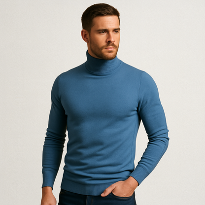 Willara l Men's Turtleneck Solid Colour Jumper