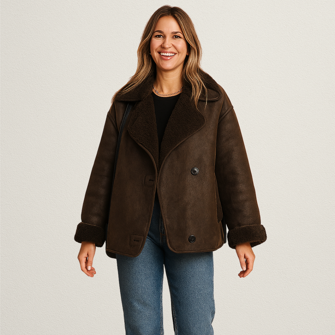 Willara | Women's Fleece Jacket with Large Collar for Everyday Elegance