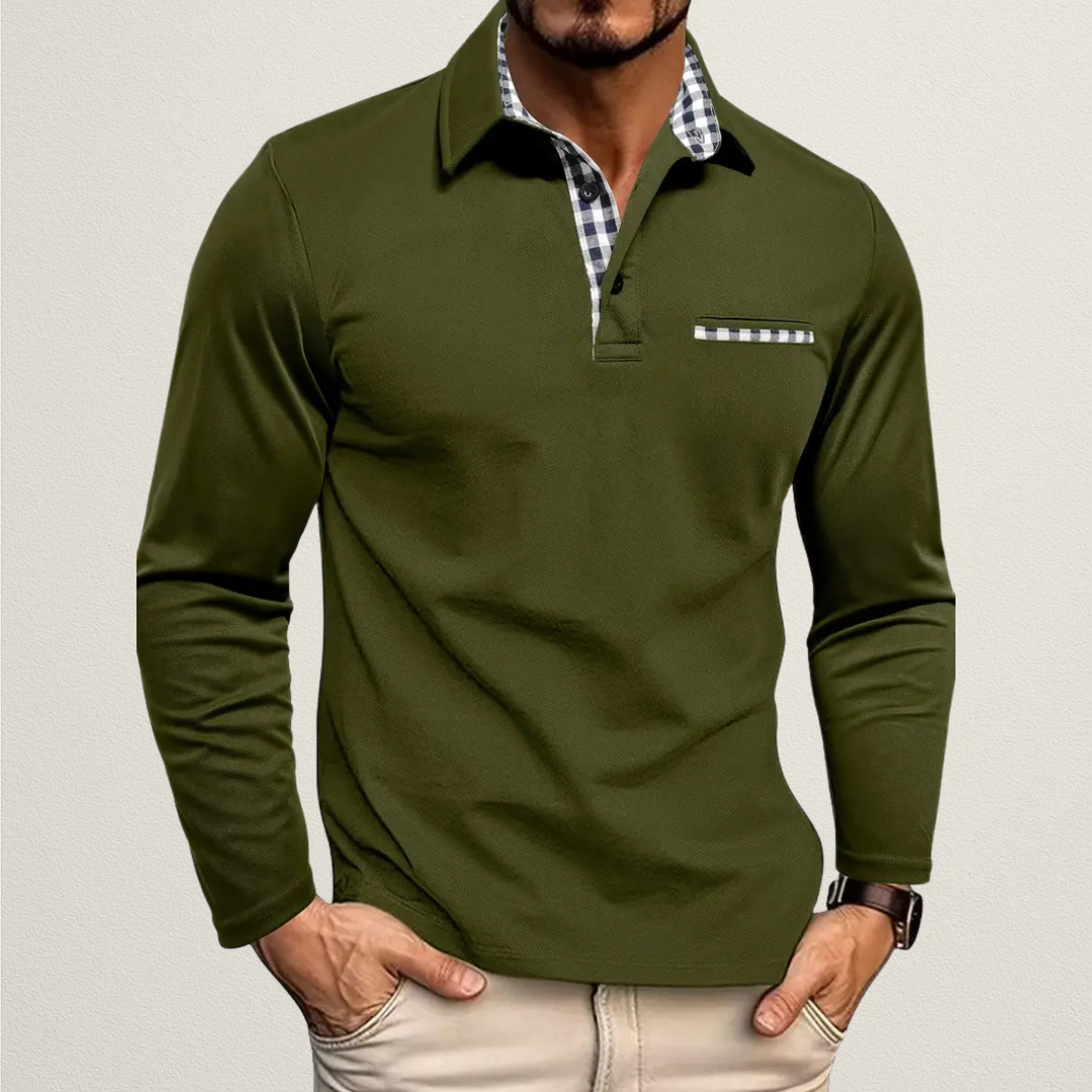 Willara | Men's Winter Longsleeve Polo-Shirt