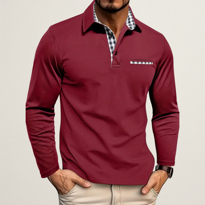 Willara | Men's Winter Longsleeve Polo-Shirt