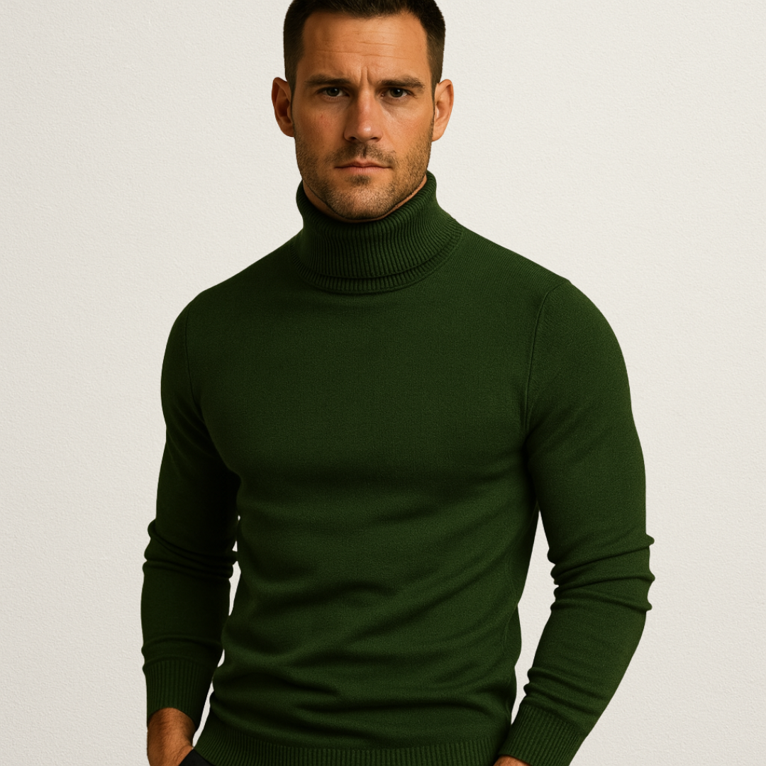 Willara l Men's Turtleneck Solid Colour Jumper