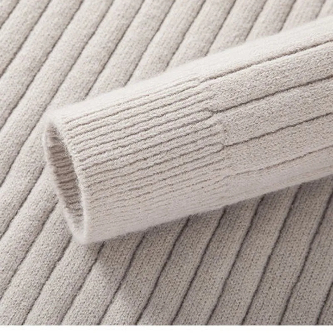 Willara | Men's Ribbed Half-Zip Sweater