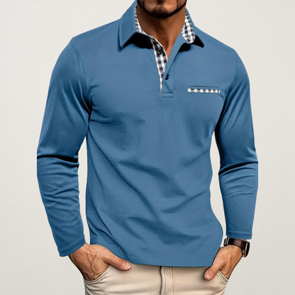 Willara | Men's Winter Longsleeve Polo-Shirt