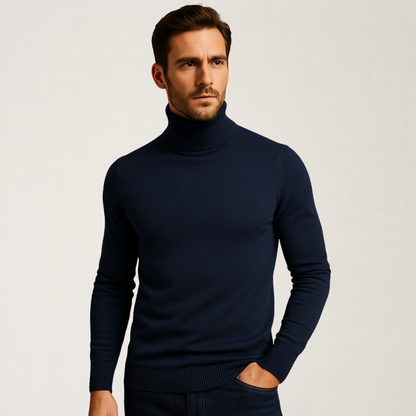 Willara l Men's Turtleneck Solid Colour Jumper