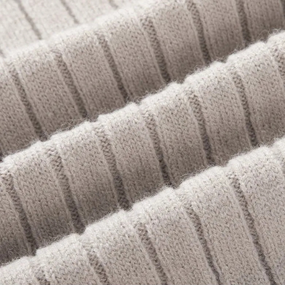 Willara | Men's Ribbed Half-Zip Sweater