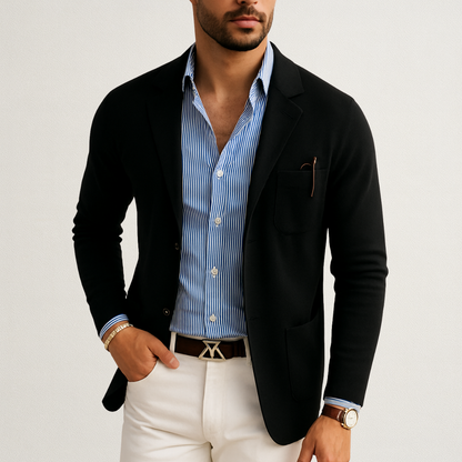 Willara l Men's Collared Formal Business Blazer