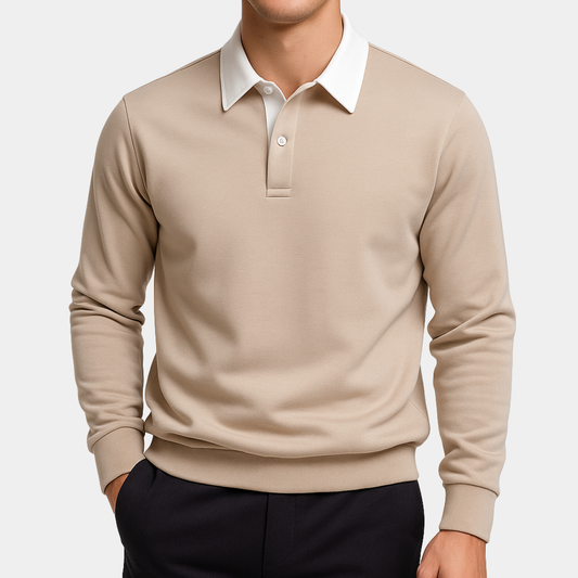 Willara | Men's V-Neck Sweater With Long Sleeves