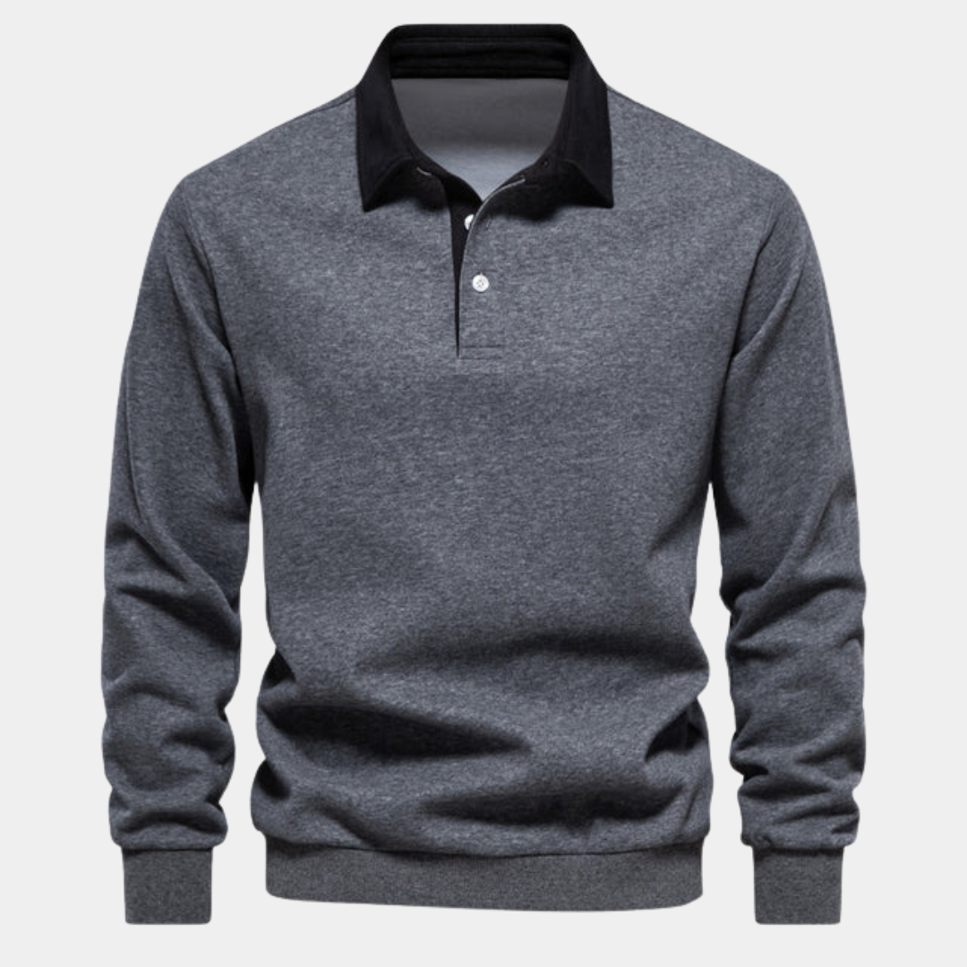 Willara | Men's V-Neck Sweater With Long Sleeves