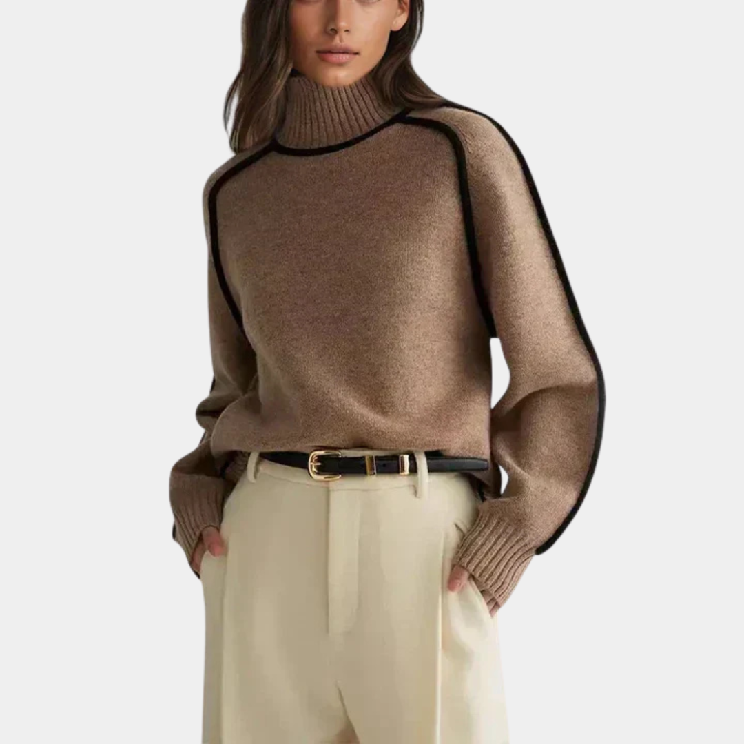 Velmora | Women's Elegant Turtleneck Sweater