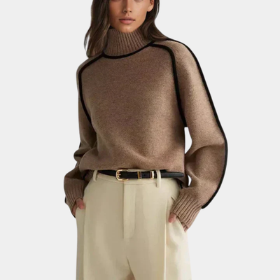 Velmora | Women's Elegant Turtleneck Sweater