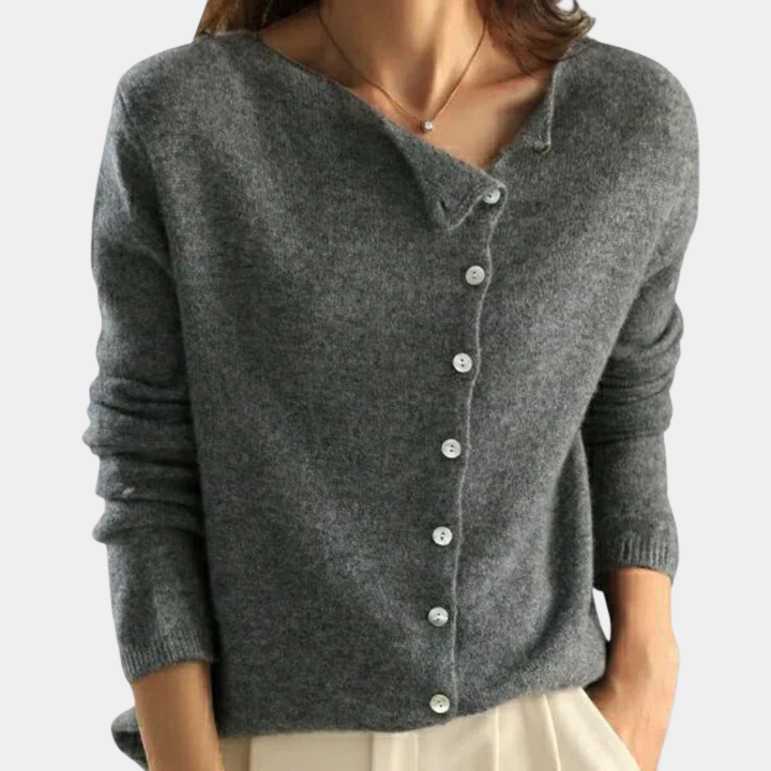 Velmora | Women's Elegant Button-Down Cardigan
