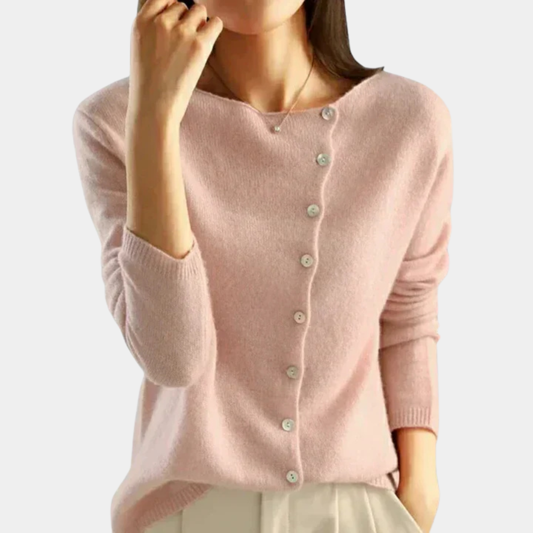 Velmora | Women's Elegant Button-Down Cardigan