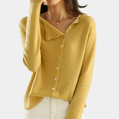 Velmora | Women's Elegant Button-Down Cardigan