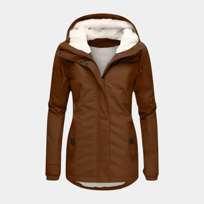 Willara | Women's Hooded Drawstring Parka Jacket with Side Pockets