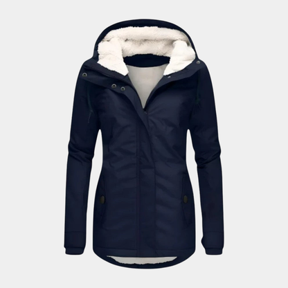 Willara | Women's Hooded Drawstring Parka Jacket with Side Pockets