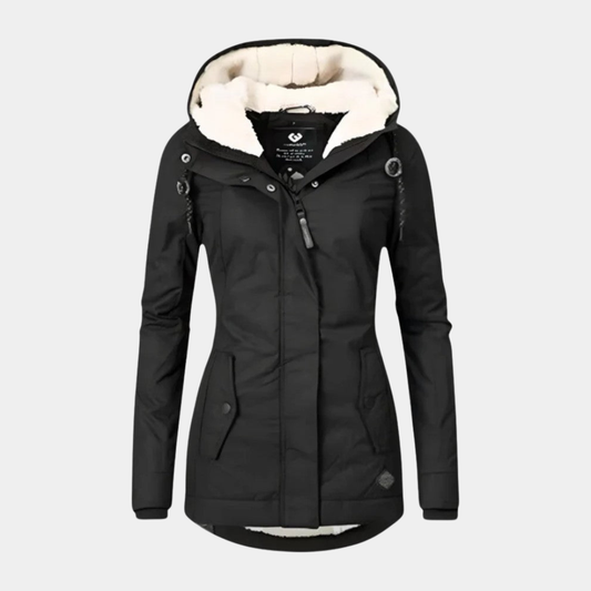 Willara | Women's Hooded Drawstring Parka Jacket with Side Pockets