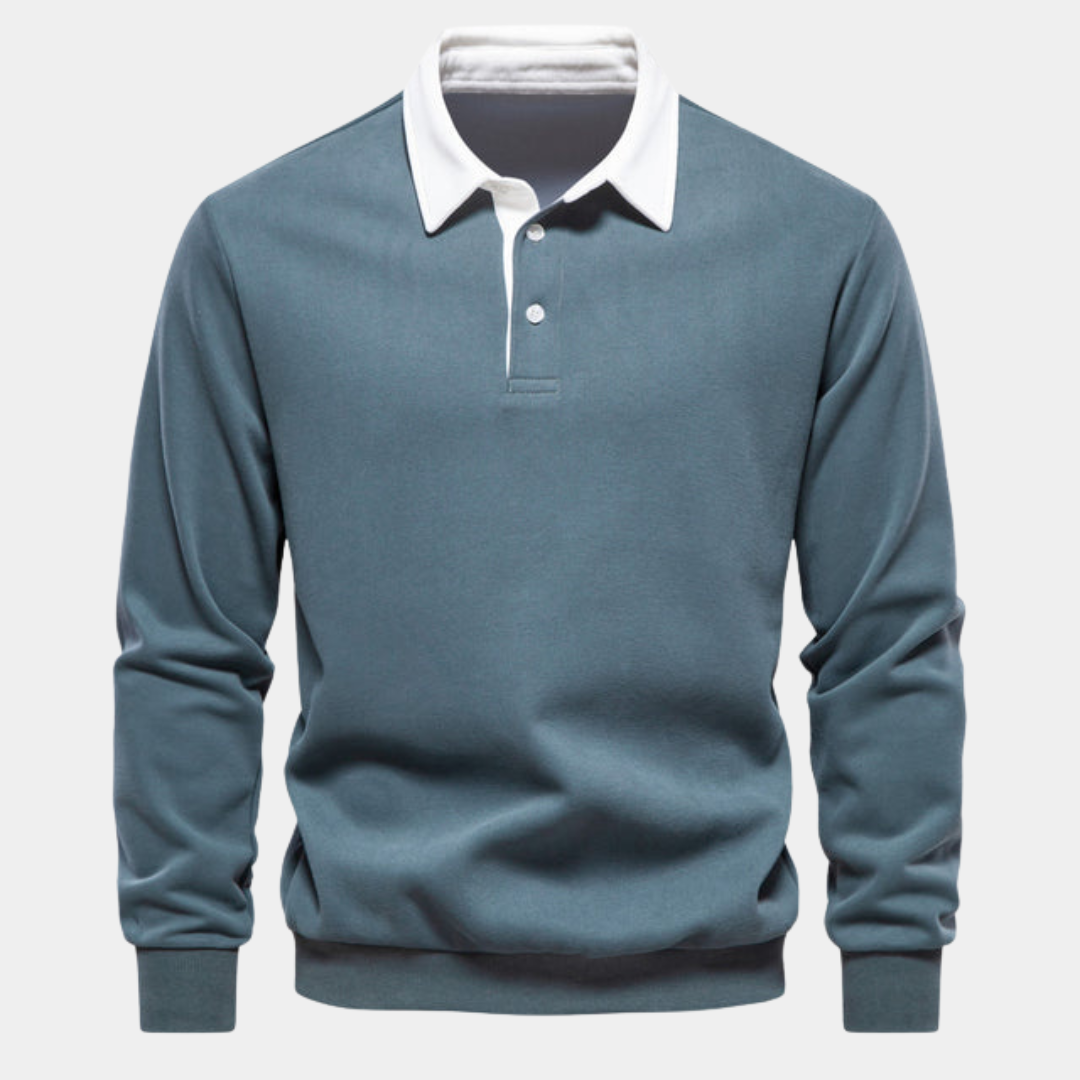 Willara | Men's V-Neck Sweater With Long Sleeves
