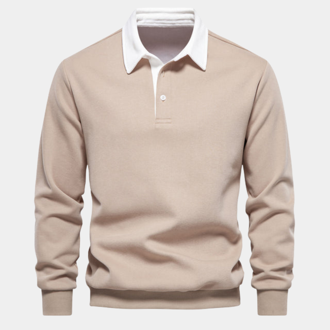 Willara | Men's V-Neck Sweater With Long Sleeves