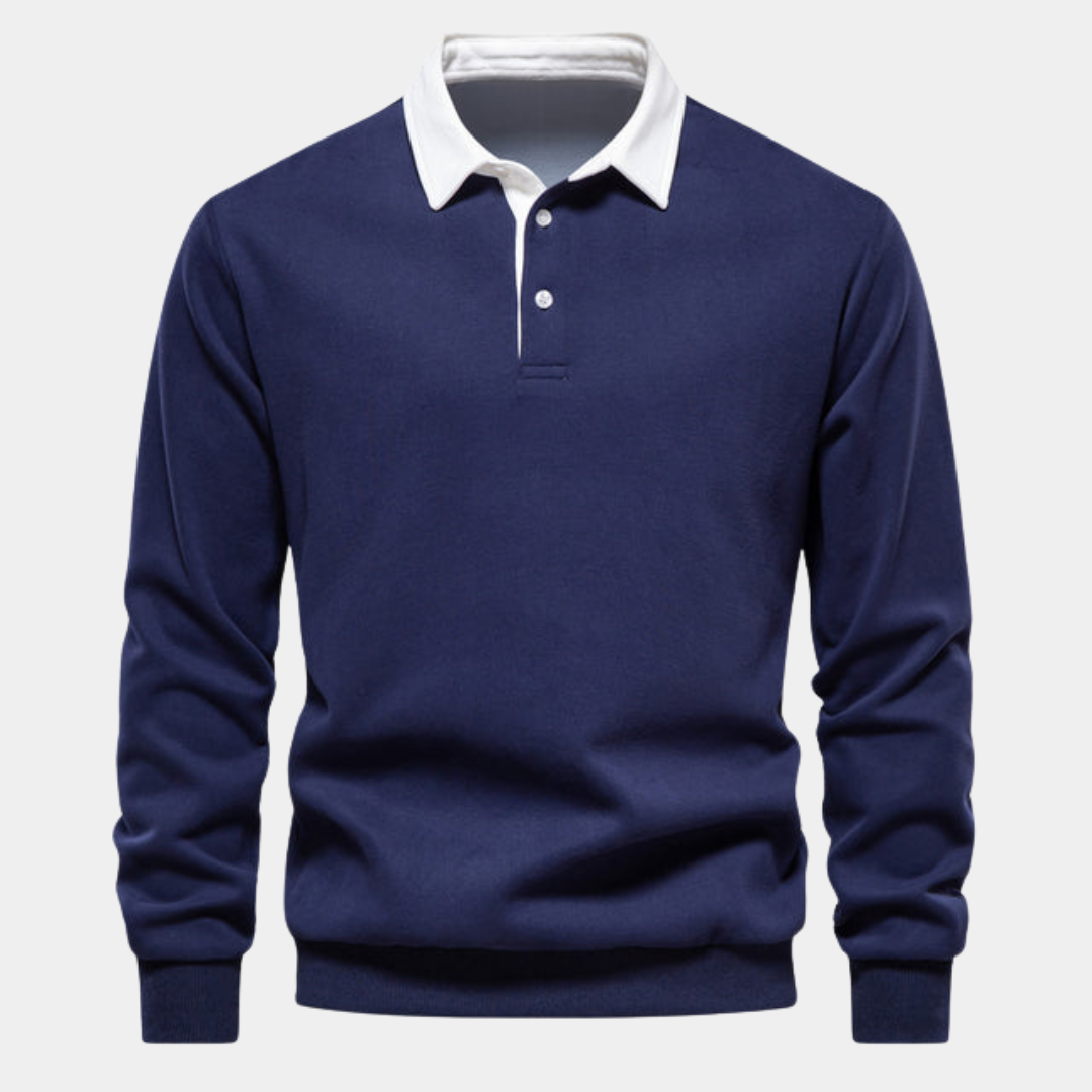 Willara | Men's V-Neck Sweater With Long Sleeves