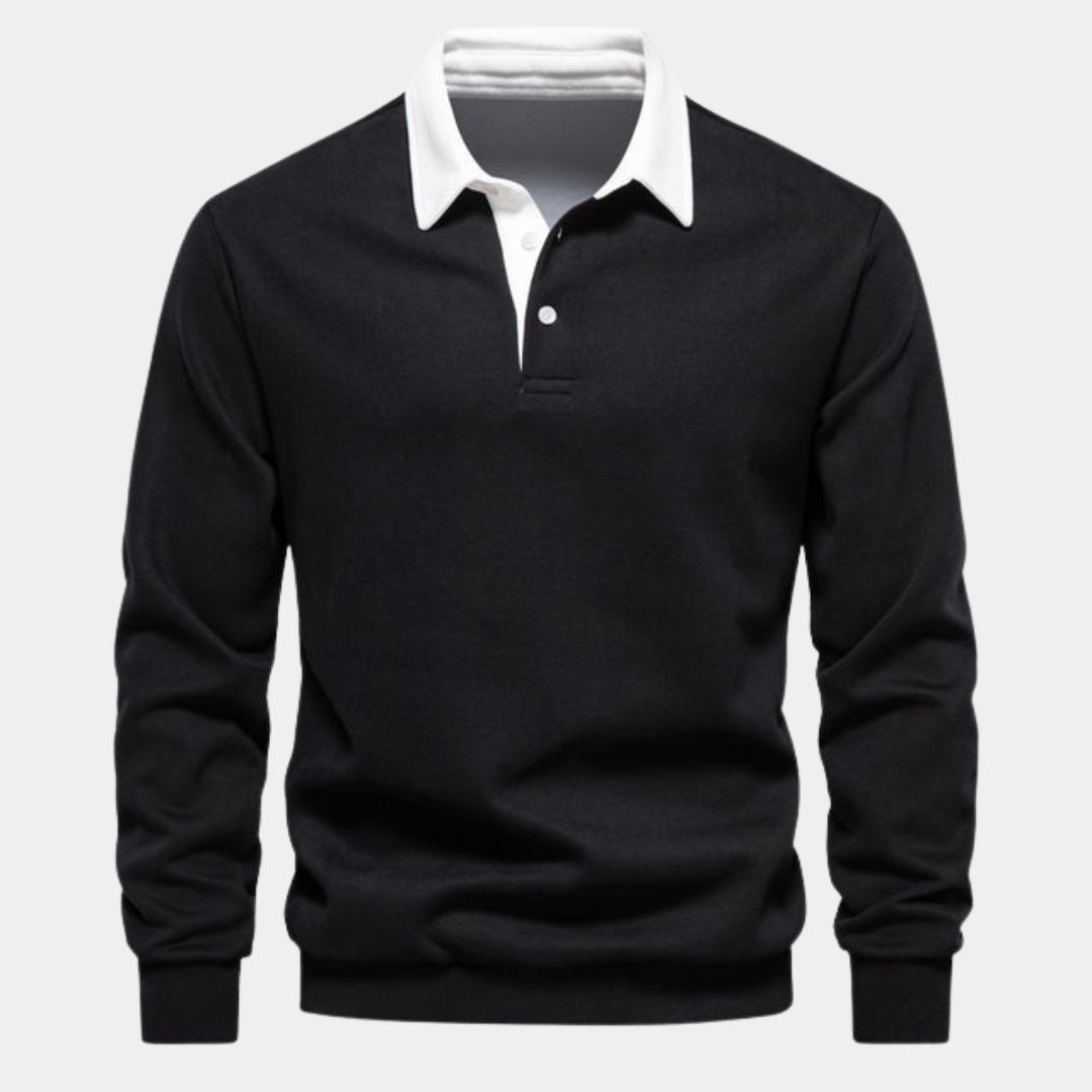Willara | Men's V-Neck Sweater With Long Sleeves