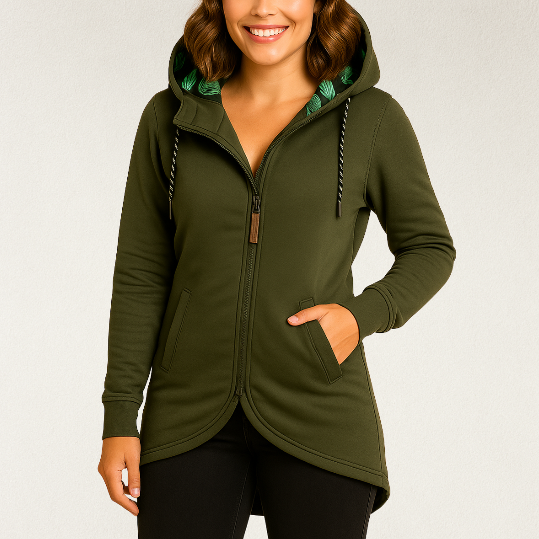 Willara l Women's Hooded Full Sleeves Winter Jacket with Drawstring