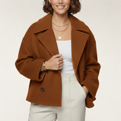 Willara l Women's Oversized Single Breasted Formal Coat