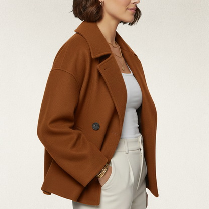 Willara l Women's Oversized Single Breasted Formal Coat