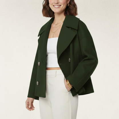 Willara l Women's Oversized Single Breasted Formal Coat