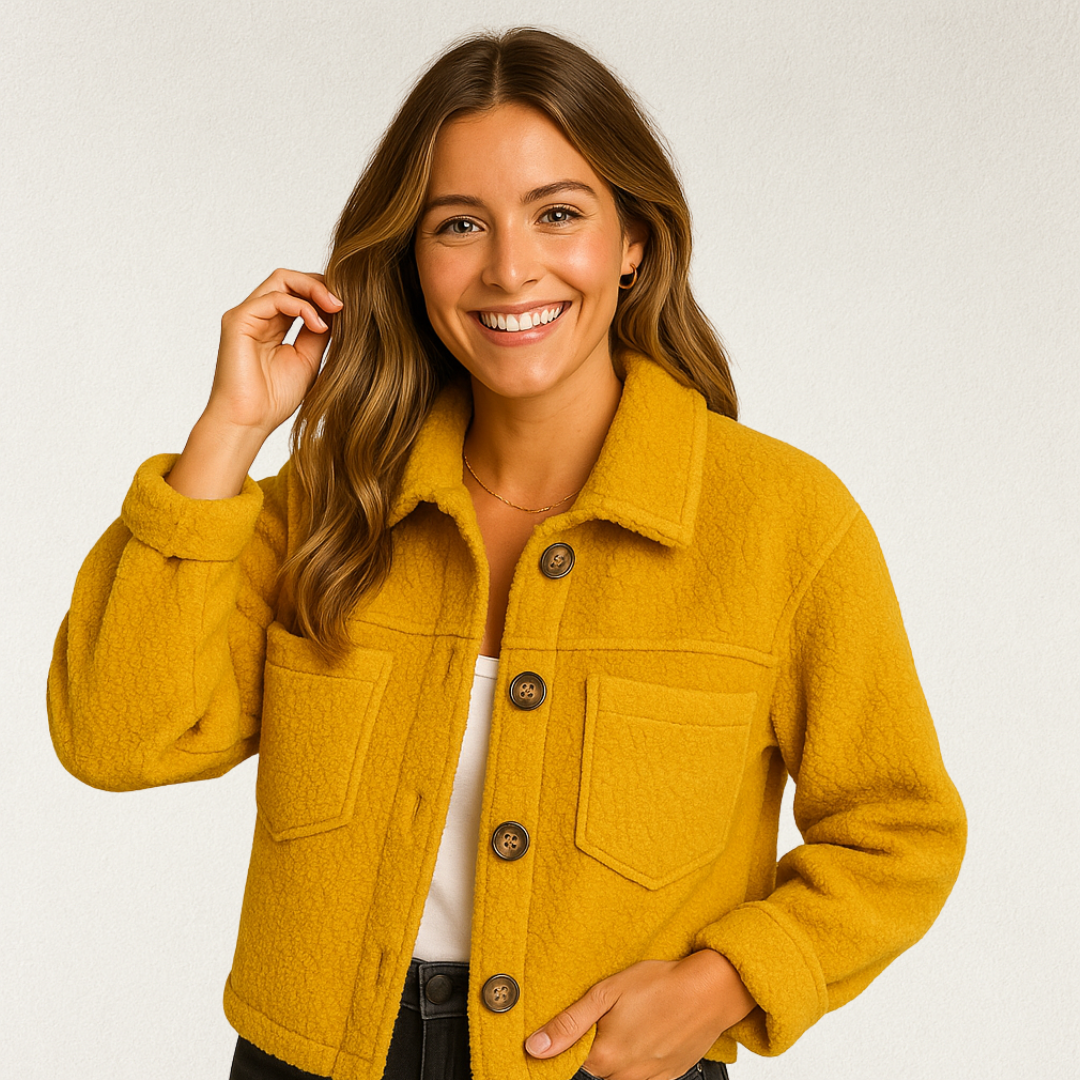 Willara l Women Button Down Winter Jacket with Pockets